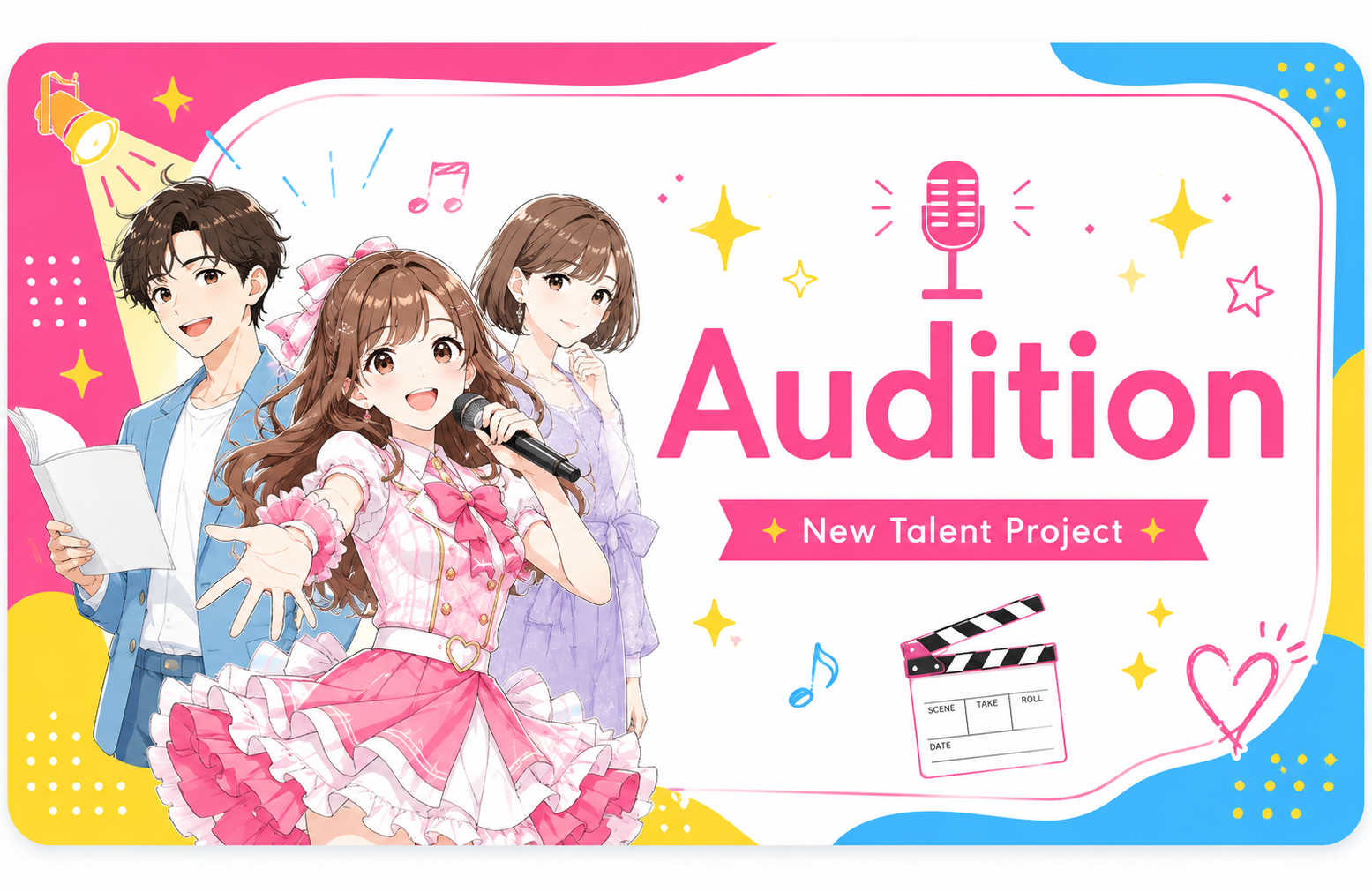 アイドル 全国展開につき緊急大募集