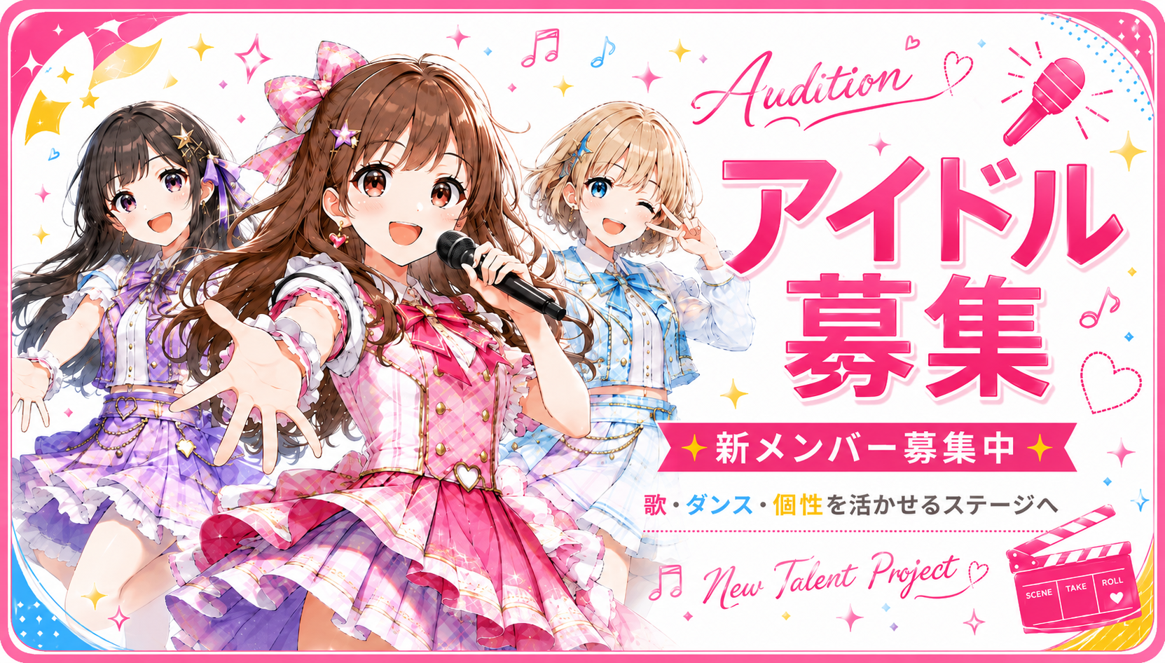 アイドル募集 新メンバー募集中
